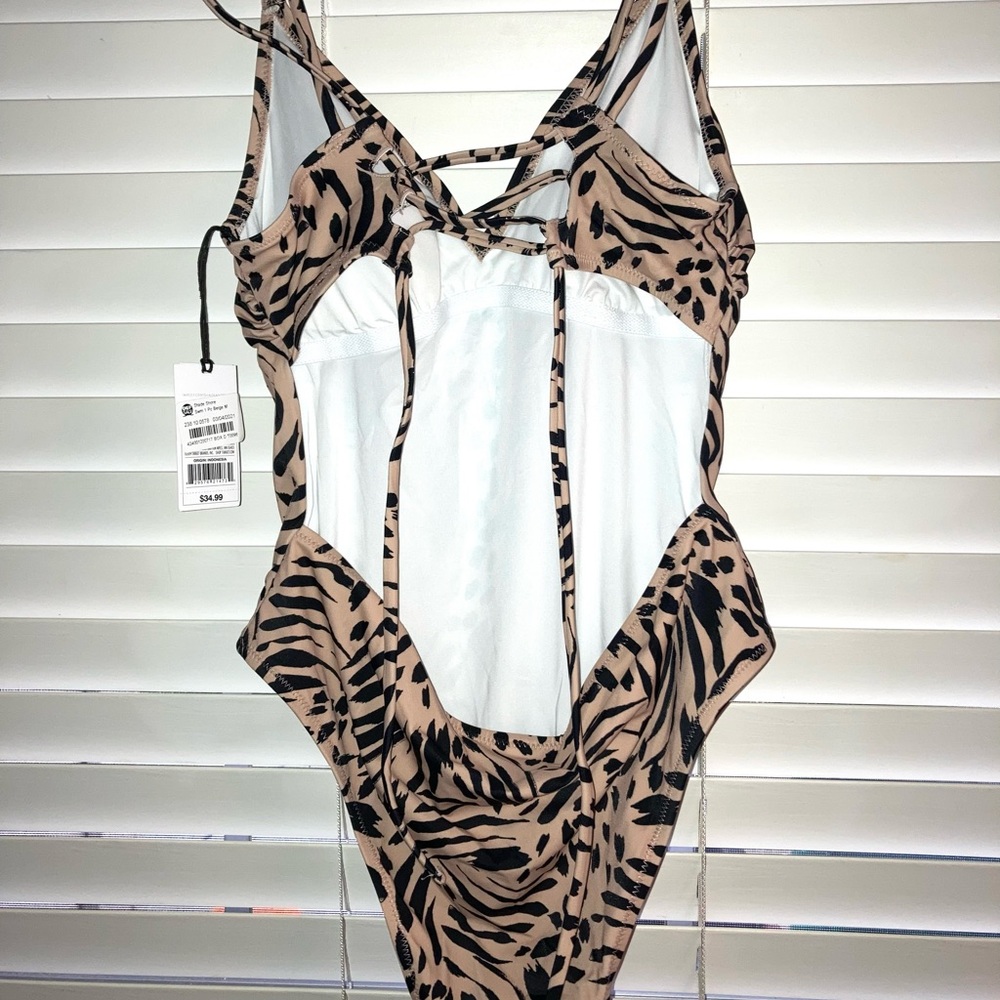 Shade and Shore Animal Print Monokini - Picture 7 of 10